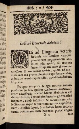 4r-8v, Lectori Benevolo Salutem!