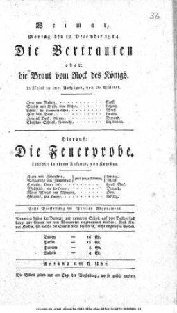 Die Feuerprobe