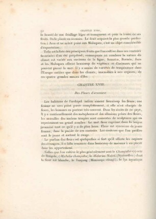 Chapitre XVIII. Des fleurs d'ornement