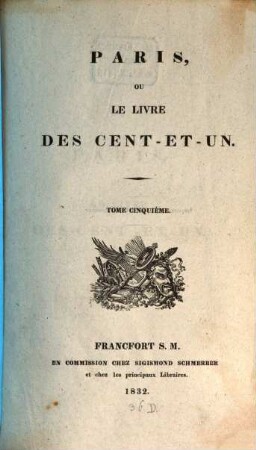 Paris, ou le livre des cent-et-un. 5