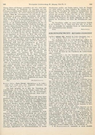 850-851 [Rezension] Luther-Jahrbuch ; 1963
