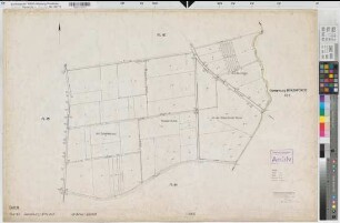 Lippstadt (Lippstadt), Flurbereinigung Lippstadt (Umgehungsstraße), Bl.14 Zuteilungskarte Lippstadt Flur 43