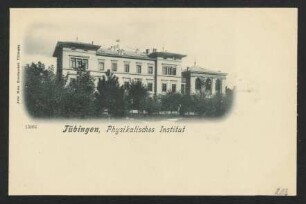 208, Tübingen, Physikalisches Institut.