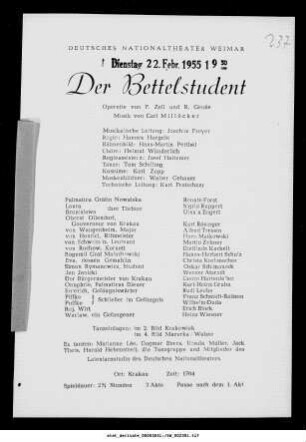 Der Bettelstudent