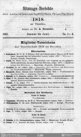 Mitglieder-Verzeichniss