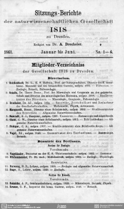 Mitglieder-Verzeichniss