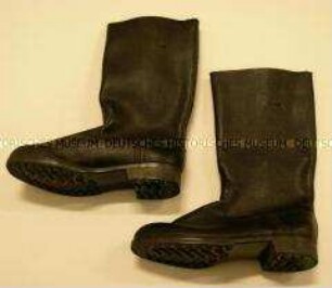 Schaftstiefel (Paar) zur Uniform der Kampfgruppen, DDR