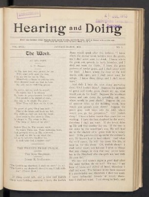 January-March, 1912 No. 1
