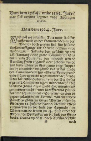 Van dem 1564. Jare.