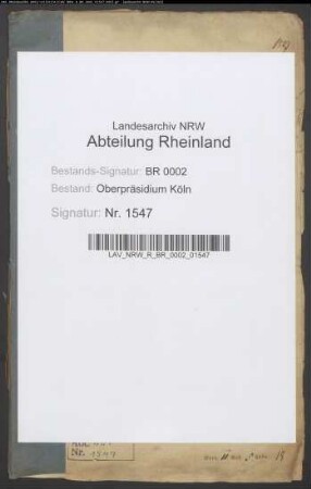 Wiederanstellungsgesuch des ehemaligen französischen Receveur General Carl Berg von Bonn