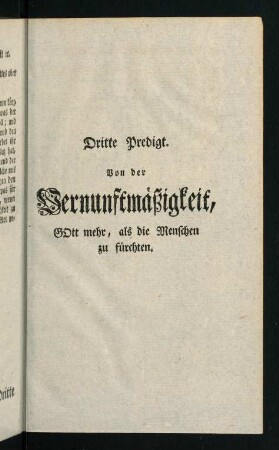 55-72, III. Predigt. Zweyte Predigt über diesen Text.