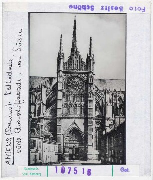 Amiens: Kathedrale, südliche Querschifffassade von Süden