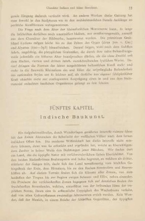 Fünftes Kapitel. Indische Baukunst.