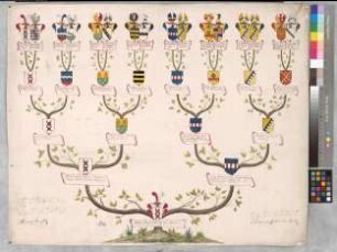 Proband: Boenen, Wilhelm Gisbert Caspar von; Vater: Boenen, Wilhelm Ludolph von; Mutter: Recke, Anna Josina Juliana Catharina Johanna Theodora von der: Recklinghausen, Vest, Ritterschaft