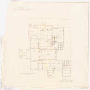 Villa von der Heydt, Berlin-Tiergarten Umbau: Grundriss Erdgeschoss 1:100