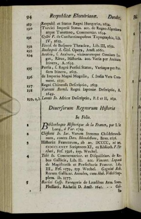 Diuersorum Regnorum Historia. - Poloniæ Hungariæ, et alior. Regnor. Historia.