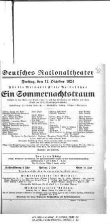 Ein Sommernachtstraum