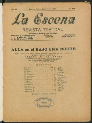 Allá en el bajo una noche : agua fuerte del bajo fondo, sugerida de un cuento de Máximo Gorki