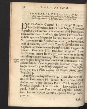 Conradus Tertius Imp.