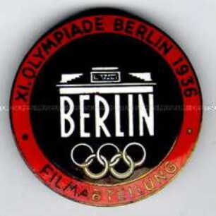XI. Olympische Sommerspiele 1936, Berlin, Filmabteilung