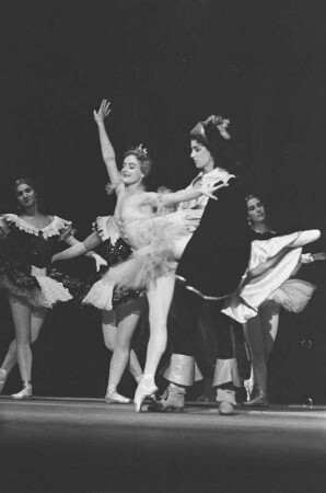 Szenenbilder einer Aufführung des Kirow-Balletts. Gastspiel des Mariinski-Theaters Leningrad in Berlin, 01.10.1962