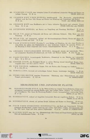 Birmanische und Japanische Plastik (Nr. 522-532)
