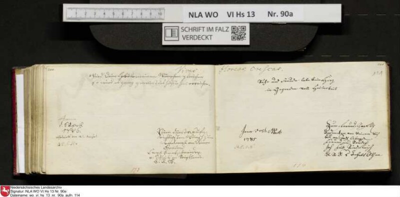 Stammbuch des Ernst Philipp Ludwig Zellmann (1763-1795) aus
                           Braunschweig