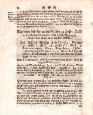 § 28. Gegenerklärung des Landgrafen.