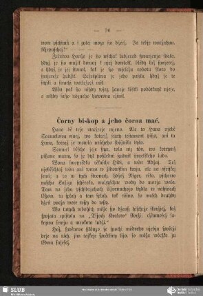 Ċorny biskop a jeho čorna mać