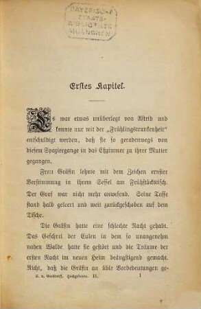 Hochgeboren! : Roman von A[da] von Gersdorff, 2