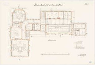 Pathologisches Institut der Christian-Albrechts-Universität Kiel: Grundriss 1. OG 1:100