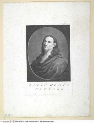 Porträt des Lieven Mehus - Porträt Livio Mehus