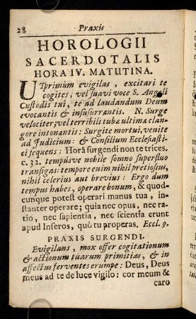 28-35, Praxis piè surgendi.