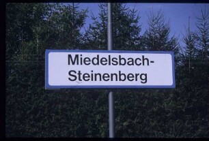Keine Bf. Miedelsbach-Steinenberg