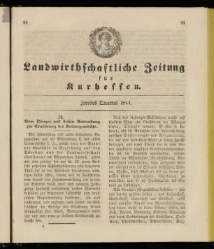Zweites Quartal 1844