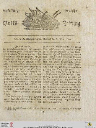 Erster Band. Achtzehendes Stück
