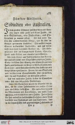 Suedindien oder Australien