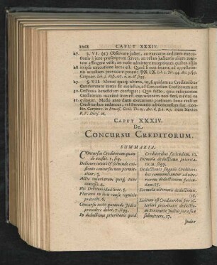 Caput XXXIV. De Concursu Creditorum.