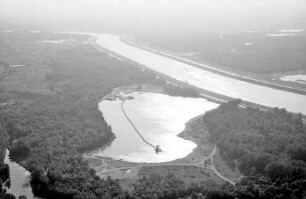 Freistett: Baggersee am Rhein, bei Gambsheim-Freistett
