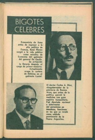 Bigotes célebres - [Ilustración]
