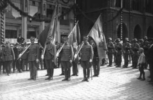 Reichswehrparade anläßlich der Wallensteinfeier 1928 (300. Jahrestag der Belagerung von Stralsund durch Wallenstein)