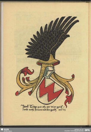Proben aus dem vom Volksbund der deutschen sippenkundlichen Vereine (V.S.V.) e.V. herausgegebenen Werk: Die Wappenbücher von Arlberg, Berlin
