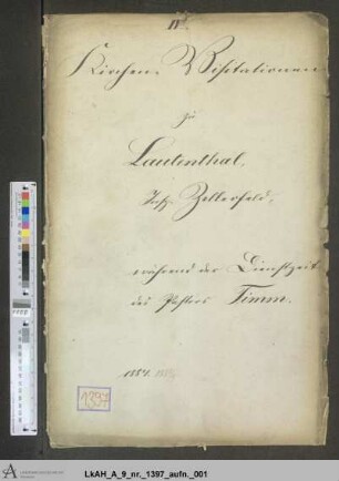 Lautenthal: Visitationsakten