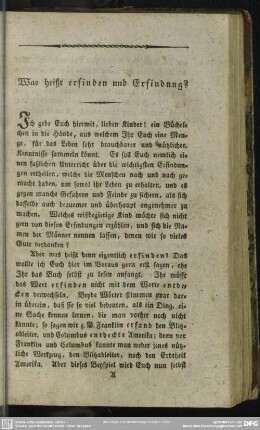 Was heißt erfinden und Erfindung?
