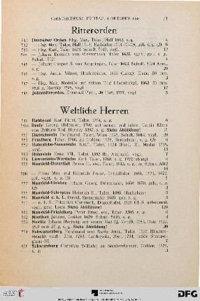 Weltliche Herren (Nr. 549-570)