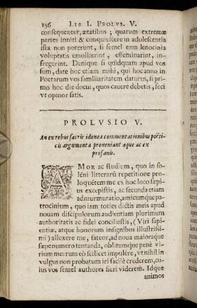 Prolusio V.