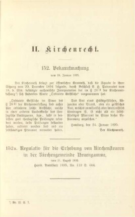 II. Kirchenrecht