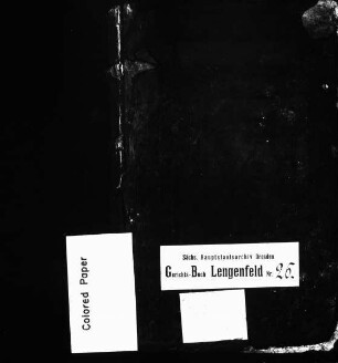 Gerichtshandelsbuch der Stadt Lengenfeld, Bd. 07