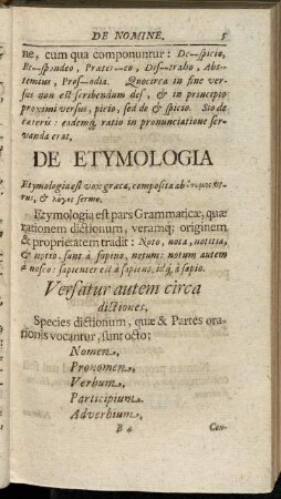 De Etymologia.