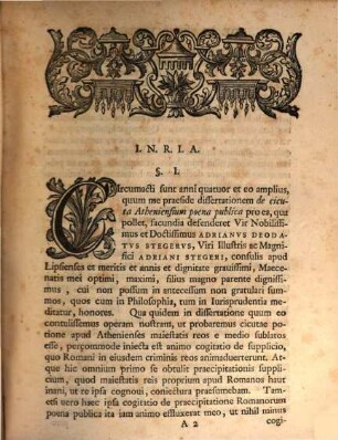 Sigism. Frid. Dresigii ... commentatio de praecipitatione, Romanorum poena publica